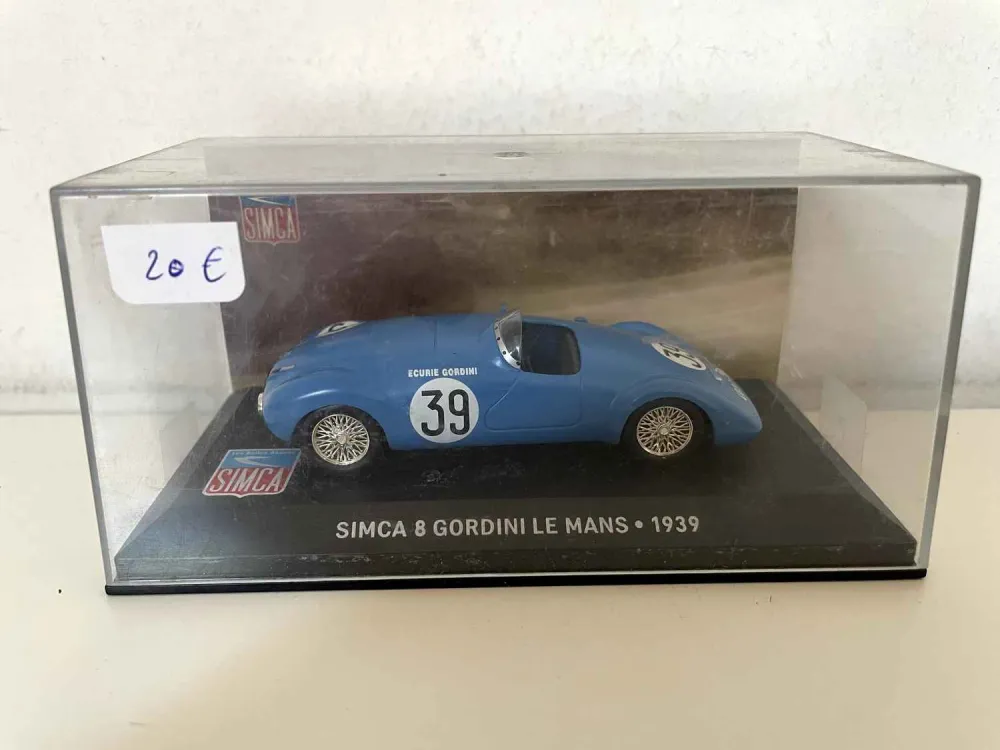 SIMCA 8 Gordini Le Mans blu del 1939
