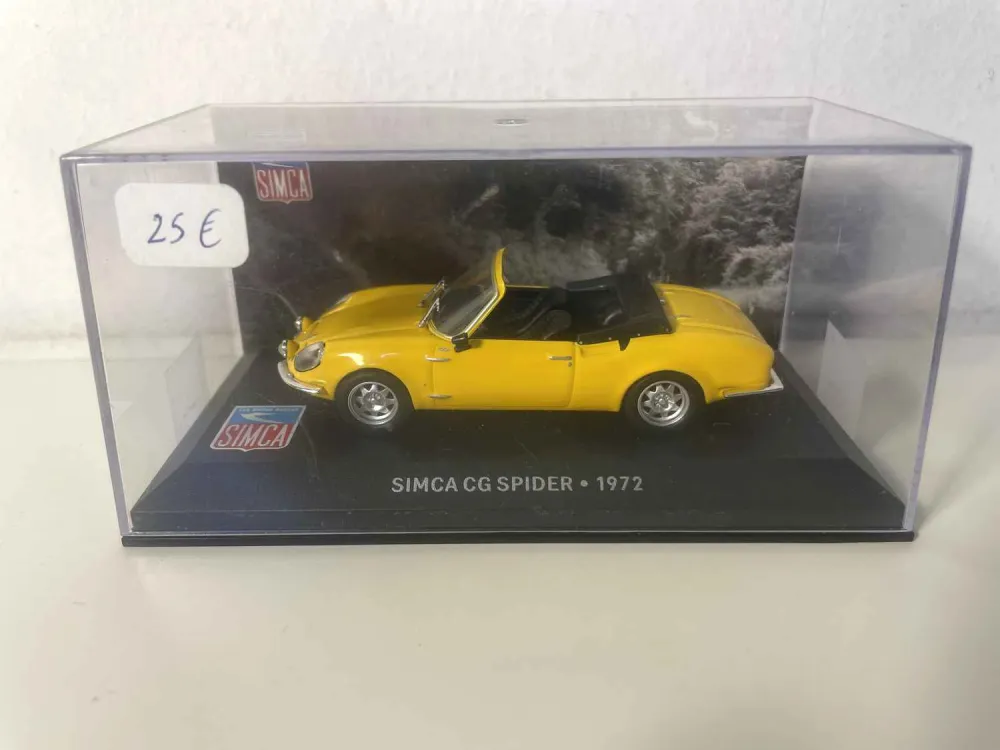 SIMCA CG Spider gialla del 1972