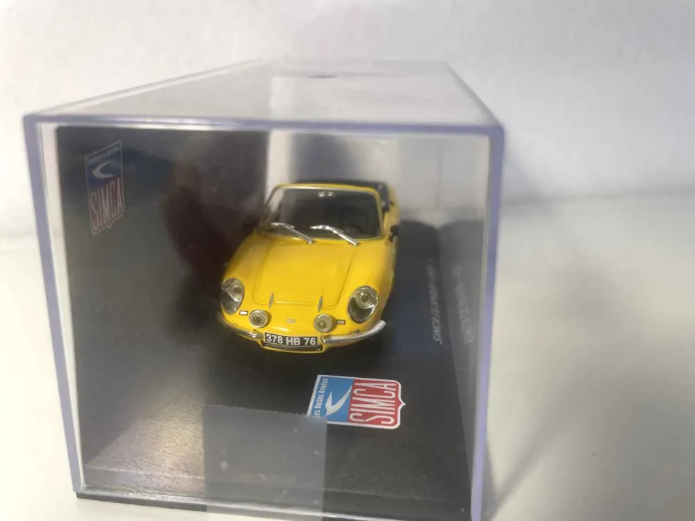 SIMCA CG Spider gialla del 1972