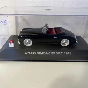 Simca 8 Sport nera del 1949 (Nostalgia NO039)