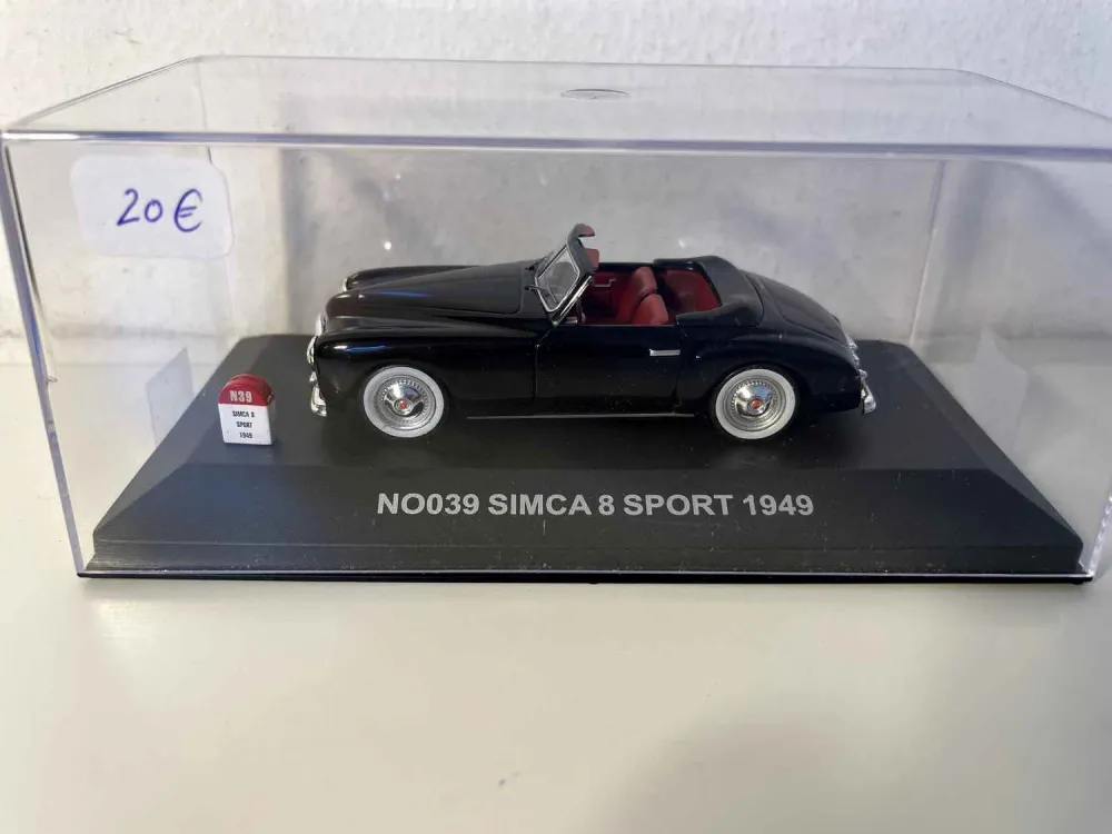 Simca 8 Sport nera del 1949 (Nostalgia NO039)