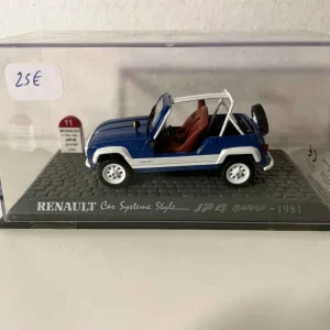 Sistema di auto Renault stile JP4 blu del 1981