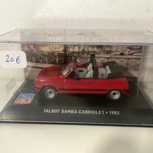 Talbot Samba decappottabile rossa del 1983