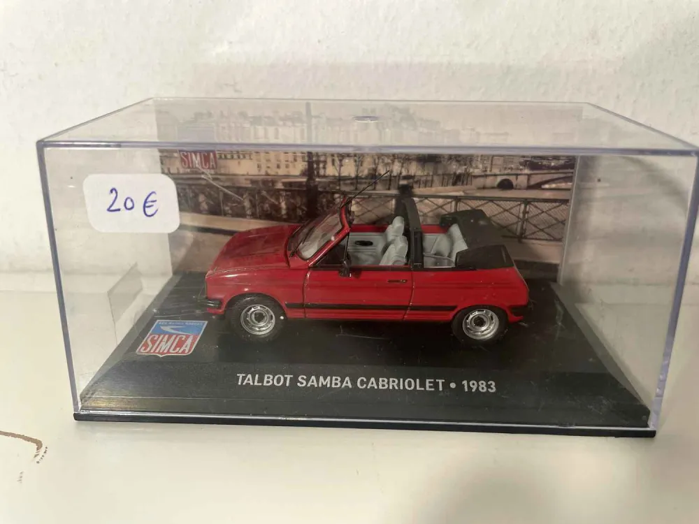 Talbot Samba decappottabile rossa del 1983
