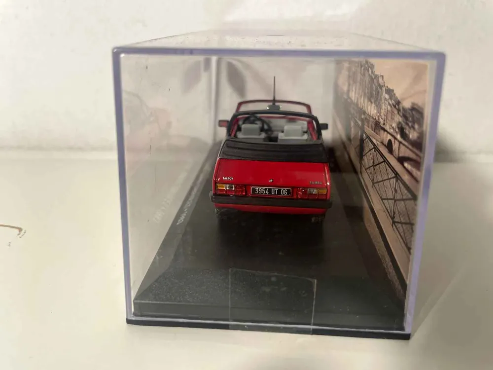 Talbot Samba decappottabile rossa del 1983