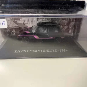 Talbot Samba Rally nera e rosa del 1984