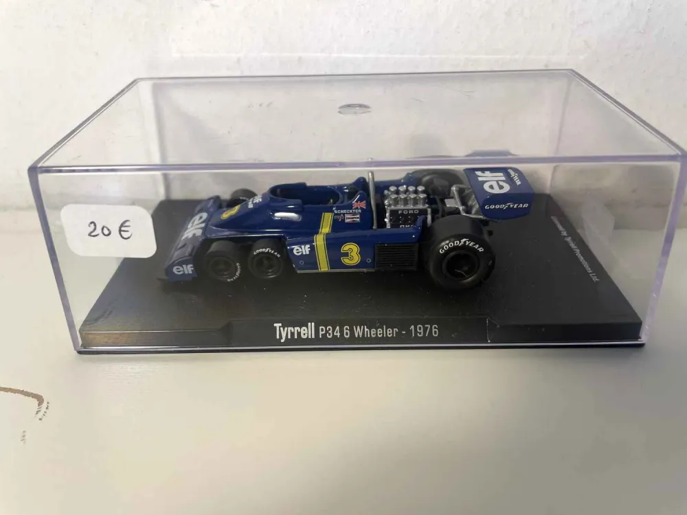 Tyrrell P34 6 Wheeler blu numero 3 del 1976 (Formula 1)