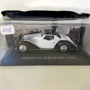 Voisin C27 Aerosport bianco e nero del 1934