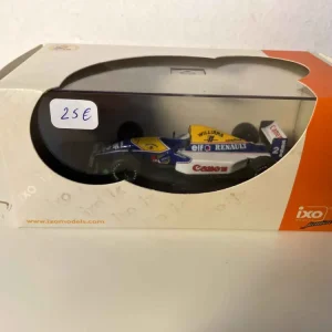 Williams FW15B bianca, blu e gialla numero 2 (Formula 1) del 1993 - Alain Prost - IXO