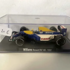 Williams Renault FW 14B blu, bianco e giallo numero 5 del 1992 (Formula 1)