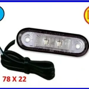 FAN.ING.incasso 12/30V LED blu COD:3R001.355