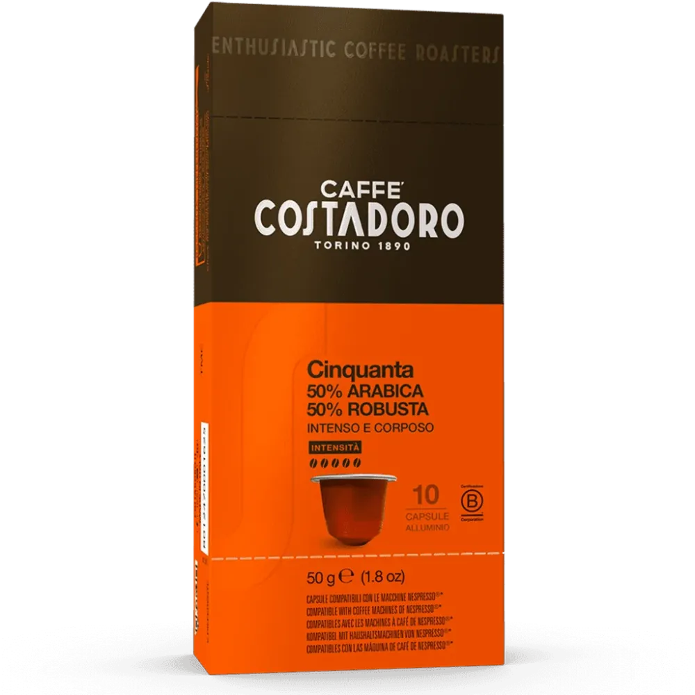 100 Capsule Costadoro Cinquanta Compatibili Nespresso