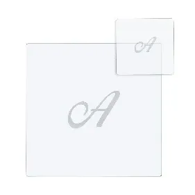 BON TON SET SOTTOBICCHIERE / SOTTOPIATTO QUADRATO "" TRASP.