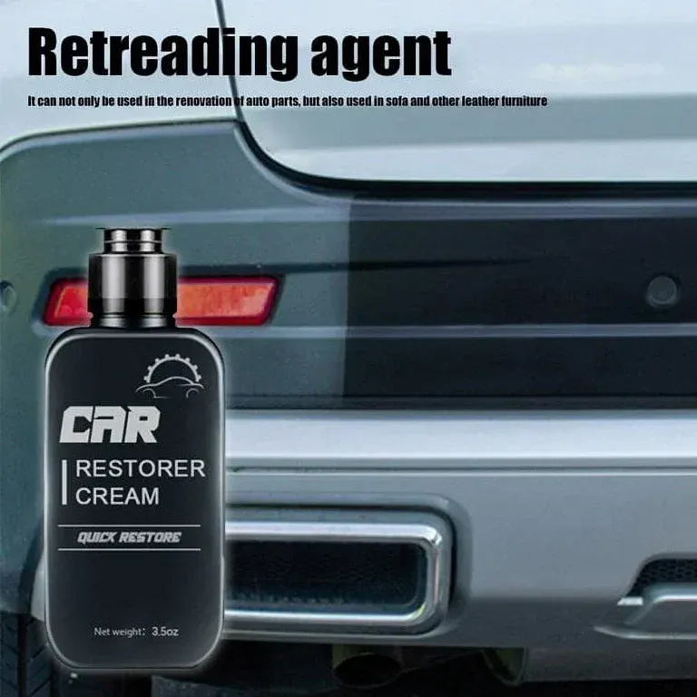 CAR FAST RESTORER CREAM 100ML CREMA RINNOVA LUCIDA PLASTICHE AUTO RAPIDAMENTE AUTO MOTO