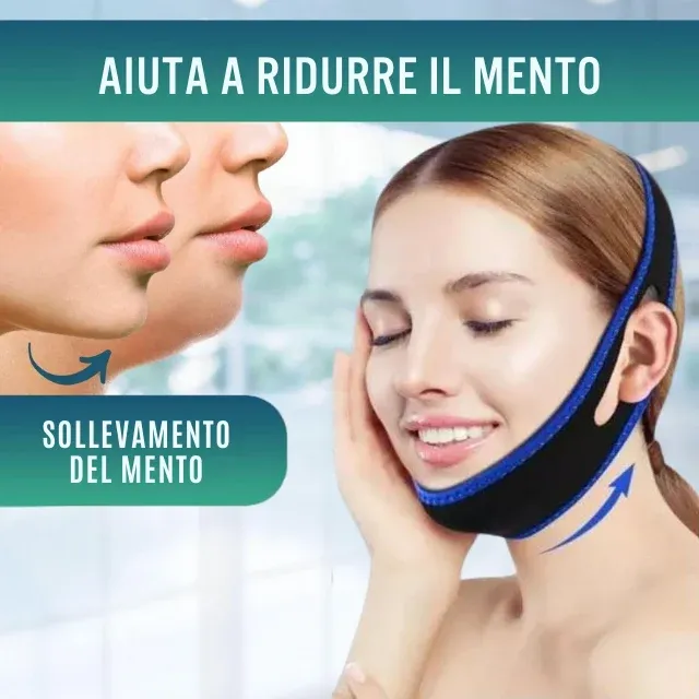 Cinturino Anti-Ronfio per Dormire | Mentoniera Smettere di Russare