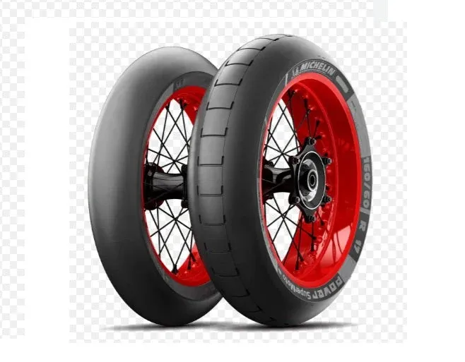 Pneumatico moto scooter MICHELIN POWER SUPERMOTO SOFT 160/60 R17 NHS TL R DOT25