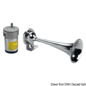 Tromba cromata 1 corno 24 V COD 21.442.24