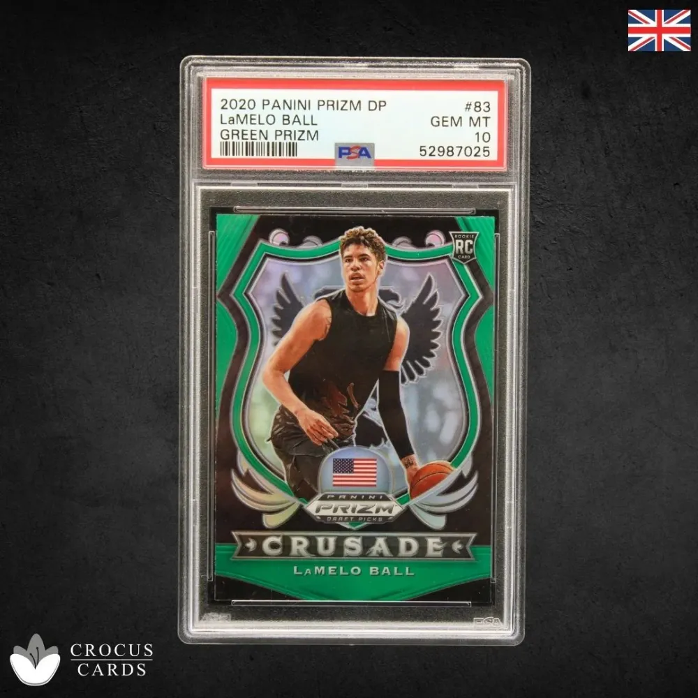 Panini Prizm DP 2020 - Lamelo Ball Rookie Green Prizm - PSA 10