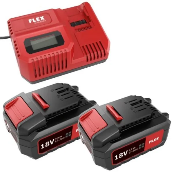 Set di batterie Karl Dahm FLEX 2 batterie + caricabatterie per la collezione di batterie FLEX 40930
