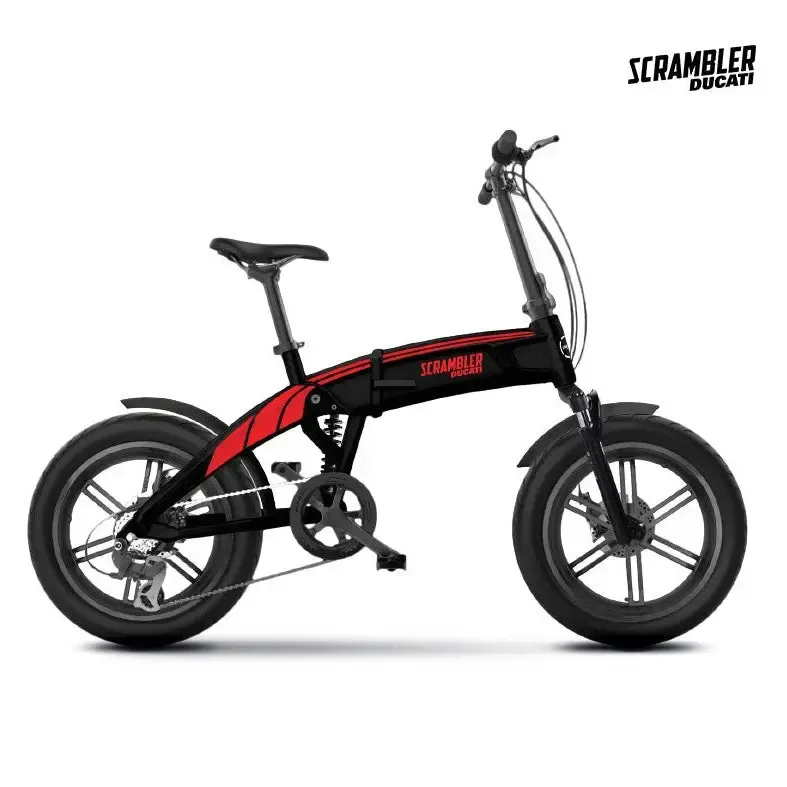 E-BIKE DUCATI SCRAMBLER SCR-E GT motore 250W pedalata assistita BATTERIA 48V
