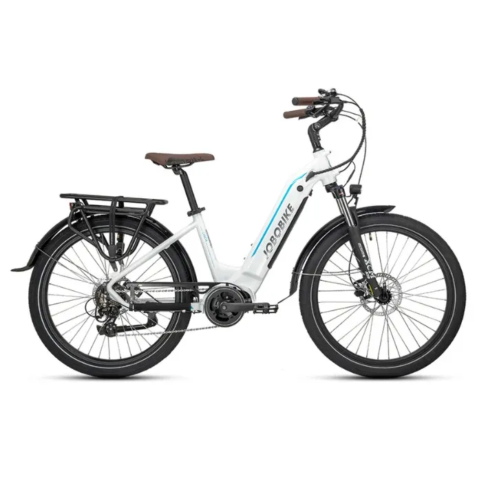 JOBOBIKE LINDA Bicicletta elettrica da donna Step-thru Mid Motor City 36V 14Ah | 250W Bafang M200 mid | Autonomia ≥90Km |...