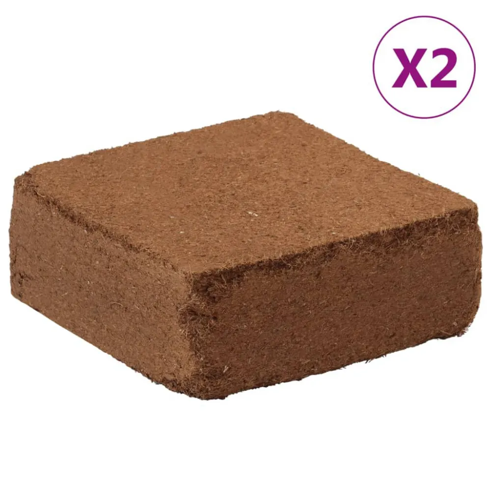 Blocchi Fibra di Cocco 2 pz 5 kg Ciascuno 10 kg Totale
