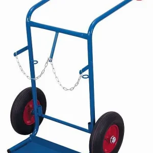 Carrello per bottiglie acciaio VARIOfit per 2 bottiglie da 40 - 50 litri ciascuna dimensioni esterne: 855 x 975 x 1.240 mm...