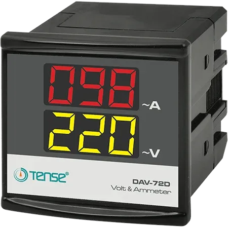 DAV-72D amperometro e voltmetro digitale da pannello per AC 100 ampere, 150V