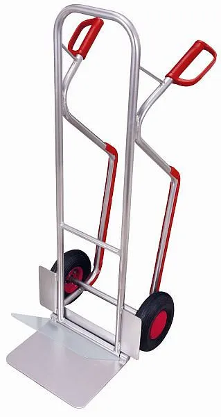 Carrello alluminio VARIOfit con pala pieghevole dimensioni esterne: 550 x 640 x 1.300 mm (LxPxA) ap-710.211