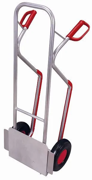 Carrello alluminio VARIOfit con pala pieghevole dimensioni esterne: 550 x 640 x 1.300 mm (LxPxA) ap-710.211