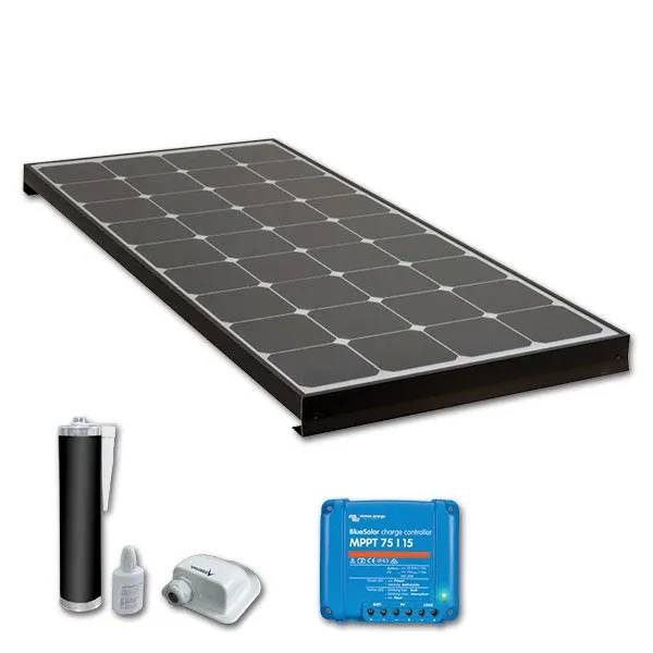 Antarion pannello solare Camper e Van BB 140 W + regolatore MPPT 1210 x 540 x 60 mm