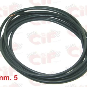 1 Metro cavo candela nero diametro 5mm universale Vespa Scooter Moto