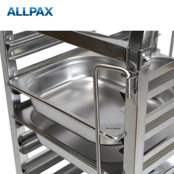 Carrello ALLPAX GN con ripiano per 6 contenitori GN 1/1 10008125 Facile Manovra