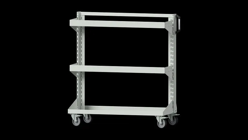 Carrello base per banchi da lavoro ANKE modello 553 1250 x 450 x 1350 mm (AM 1211) RAL 7035 962.123