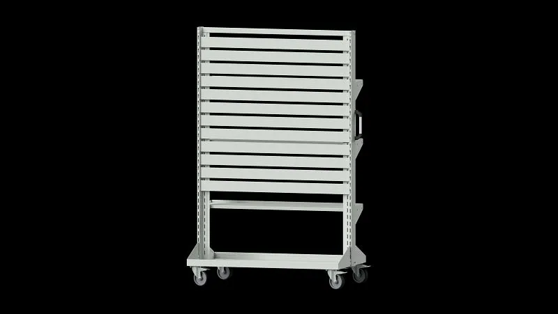 Carrello base per banchi da lavoro ANKE modello 604 1250 x 720 x 1950 mm (AM 1211) RAL 7035 962.166 | Garanzia 24 Mesi