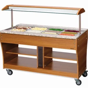 Carrello buffet Bartscher infuocato 4x 1/1GN 125628