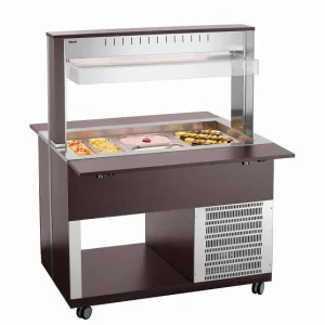 Carrello buffet Bartscher K3110-200W 125543V1 con Ruote Pivottanti
