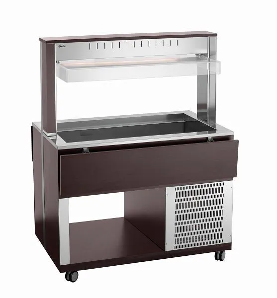 Carrello buffet Bartscher K3110-200W 125543V1 con Ruote Pivottanti