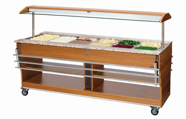 Carrello buffet Bartscher tiepido 6x 1/1 GN 125624