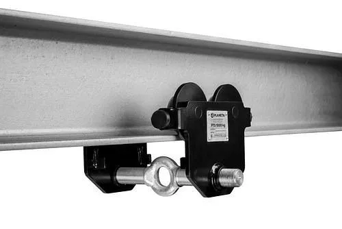 Carrello manuale PLANETA PTS 5 portata 5000 kg larghezza flangia 90 - 220 mm 306805