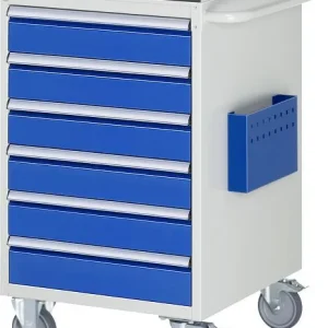 Carrello da montaggio RAU collezione 7000 L580xP650xH975mm supporto metallico con bordo scorrevole su 3 lati e tappetino a...