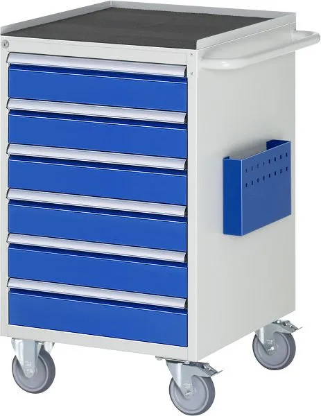 Carrello da montaggio RAU collezione 7000 L580xP650xH975mm supporto metallico con bordo scorrevole su 3 lati e tappetino a...