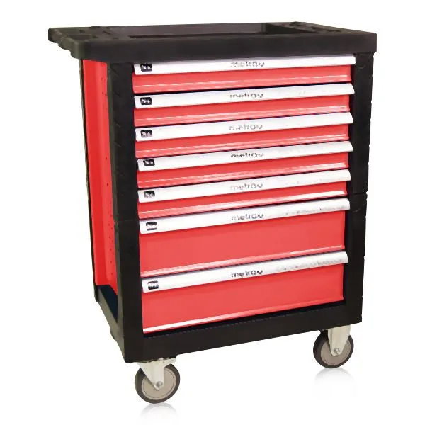 Carrello officina Metra rosso 10241 | Altezza Regolabile |