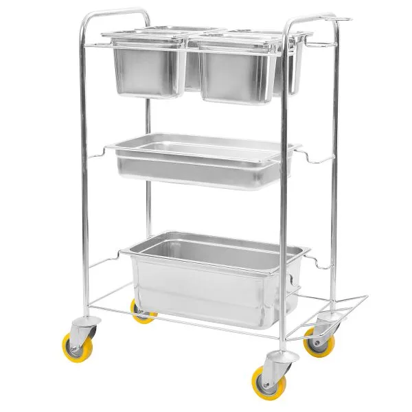 Carrello per camere bianche VERMOP 15119 Pieghevole per Risparmio Spazio