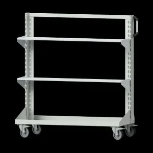 Carrello per Fusti Carrello base per banchi da lavoro ANKE modello 551 1250 x 450 x 1350 mm (AM 1211) RAL 7035 962.121