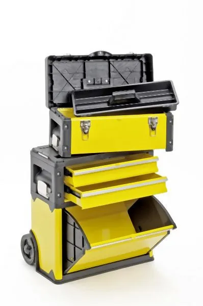 Carrello per Fusti Carrello portautensili Metra 2 scomparti 1k.2.1 giallo 10502