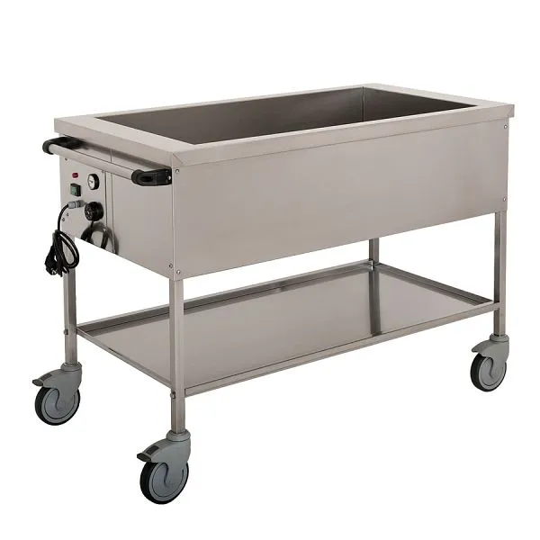 Carrello per Fusti Carrello portavivande ETERNASOLID "HEATINGSTAR-BREEDER" 4 x 1/1 GN ES1398RS