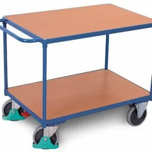 Carrello per Fusti Carrello da tavolo DENIOS DENIOS linea classica acciaio 2 ripiani 1000 x 700 mm 500 kg 258-198