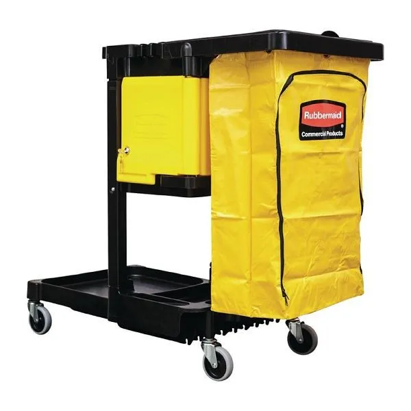 Carrello per pulizie Rubbermaid Janitor L658 Acciaio Zincato