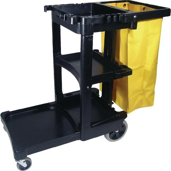 Carrello per pulizie Rubbermaid Janitor L658 Acciaio Zincato